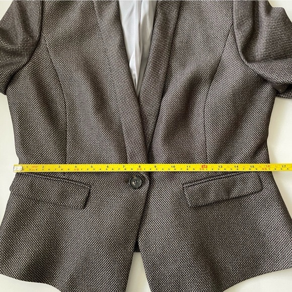 Ann Taylor Herringbone Blazer NWOT Size 8 Petite - Picture 10 of 12